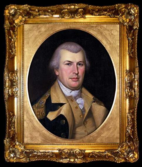 framed  Charles Willson Peale Nathanael Greene, ta009-2